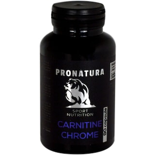 Pro Natura | Supliment alimentar Carnitine Chrome, 90 capsule
