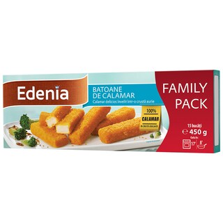 Edenia | Batoane de calamar 15 bucati 450g
