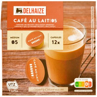 Delhaize | Cafea Cafe au lait 05, 12 capsule