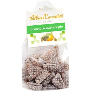 Albina Carpatina | Supliment alimentar Conuri cu miere si pin 100g