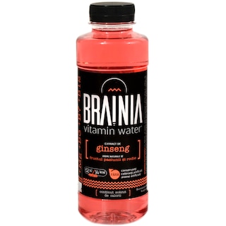 Brainia | Bautura necarbogazoasa cu adaos de vitamine, aroma de fructul pasiunii si rodie 0.5L