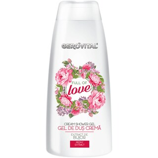 Gerovital | Gel de dus crema full of love 0.4l