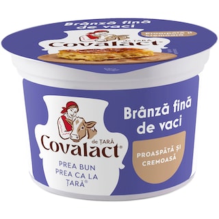 Covalact de Tara | Branza fina de vaci 3.4% grasime 200g