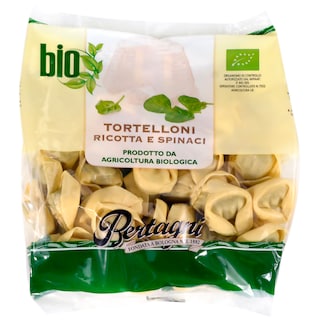 Bertagni Bio | Paste bio Tortelloni cu ricotta si spanac 250g