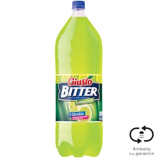 Giusto | Bautura racoritoare carbogazoasa cu suc de lamaie 2.5L