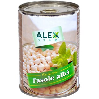 Alex Star | Fasole alba boabe 400g