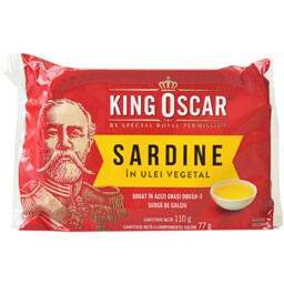 Sardine in ulei vegetal 110g