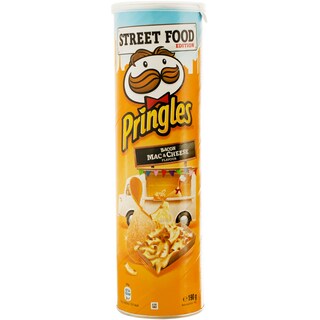 Pringles | Chips cu aroma de bacon si branza 190g