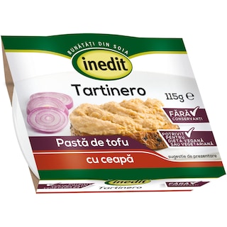 Inedit | Tartinero | Pasta de tofu cu ceapa 115g