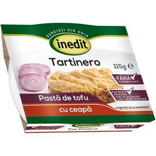 Inedit | Tartinero | Pasta de tofu cu ceapa 115g