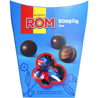 Rom | Bon Bon | Praline de ciocolata amaruie cu rom 130g