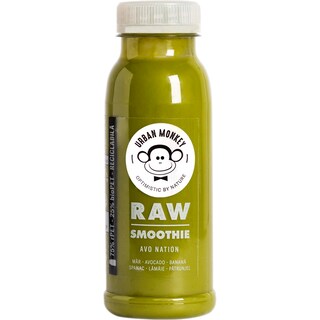 Urban Monkey | Smoothie Avo Nation cu mar, avocado, banana, spanac, lamaie si patrunjel 250ml