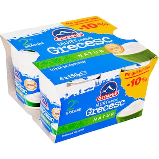 Olympus | Pachet iaurt grecesc 2% grasime 4x150g