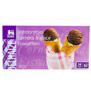 Delhaize | Cornete pentru inghetata 14 bucati