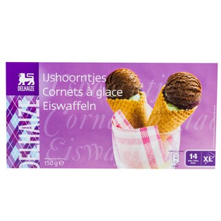 Delhaize | Cornete pentru inghetata 14 bucati