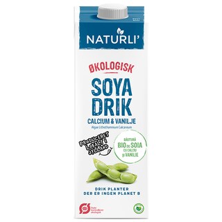 Naturli | Bautura bio de soia cu aroma de vanilie si adaos de calciu 1L