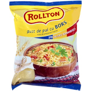 Rollton | Fidea de preparare rapida cu gust de pui cu bors 60g