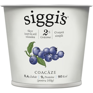 Siggi's | Iaurt in stil islandez cu coacaze 140g