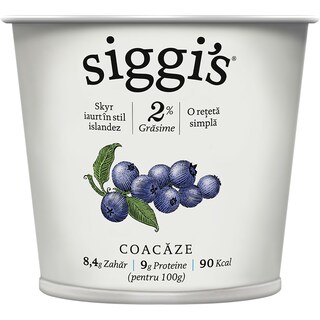Siggi's | Iaurt in stil islandez cu coacaze 140g