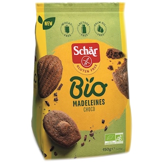 Schar | Madeleine eco cu ciocolata fara gluten 150g