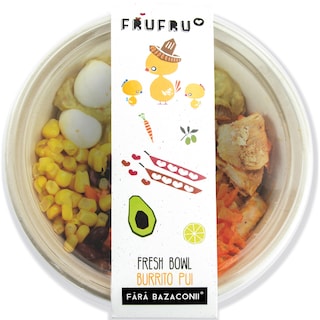 Frufru | Mini bowl burrito pui 275g