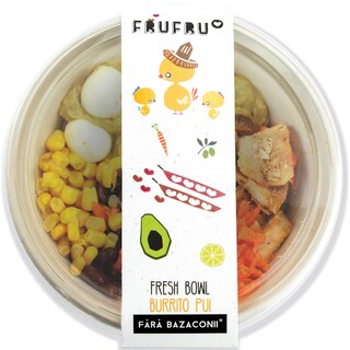 Frufru | Mini bowl burrito pui 275g