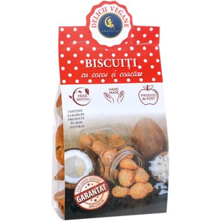 Delicii Vegane | Ambrozia | Biscuiti cu cocos si coacaze 125g