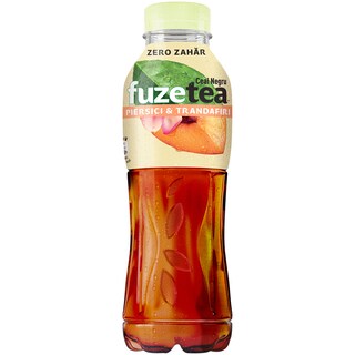 Fuzetea | Black Icea Tea cu piersica si trandafiri 500ml