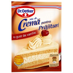 Crema pentru prajituri cu gust de vanilie 50g