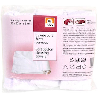 365 | Lavete Soft din bumbac 3 bucati