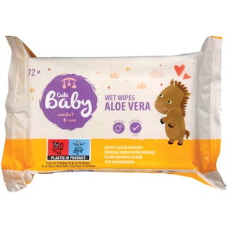 Cute Baby | Servetele umede pentru bebelusi, 72 bucati