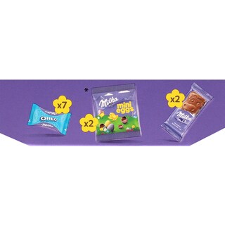 Milka | Mix ciocolata cu lapte cu bentita iepuras 149g