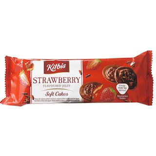 Kitbis | Biscuiti moi cu jeleu cu aroma de capsune 150g