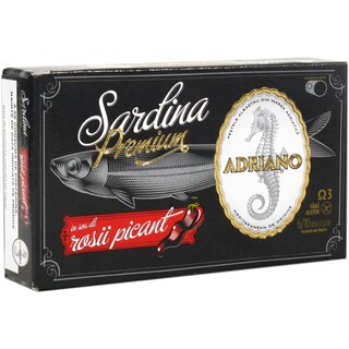 Adriano | Sardine in sos picant fara gluten 90g