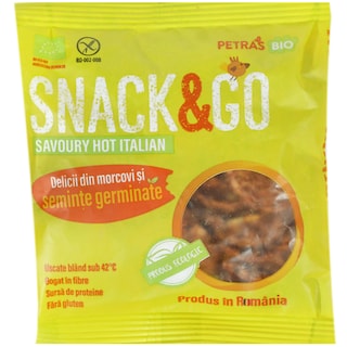 Petras Bio | Snack eco picant cu seminte germinate 40g