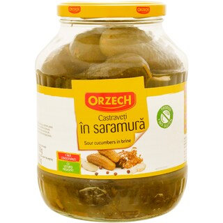Orzech | Castraveti in saramura 1550g