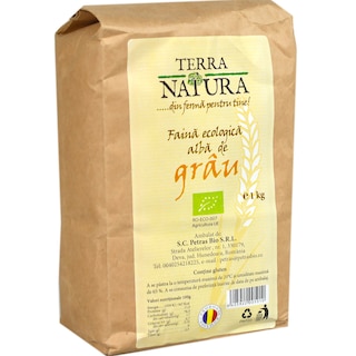 Terra Natura | Faina alba de grau, ecologica, bio 1kg
