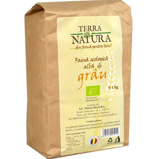 Terra Natura | Faina alba de grau, ecologica, bio 1kg