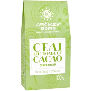 Aromes Noirs | Ceai din boabe de cacao cu miere si menta 100g