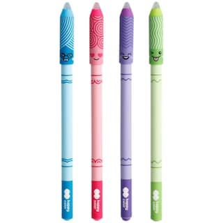 Happy Color | Roller gel cu rescriere, 0.5mm, albastru, Faces LOL, diverse modele