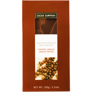 Cacao Sampaka | Ciocolata cu lapte si piper Jamaican 100g
