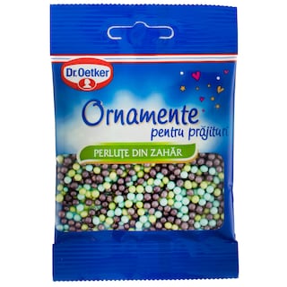 Dr. Oetker | Perlute din zahar pentru ornat tort 30g