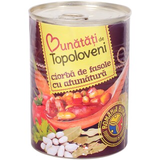Bunatati de Topoloveni | Ciorba de fasole cu afumatura  380g