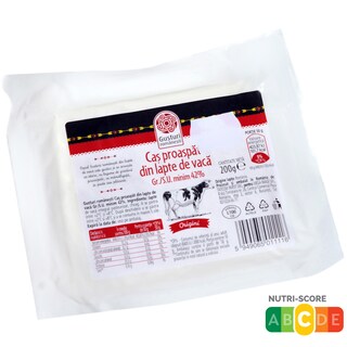 Gusturi romanesti | Cas proaspat din lapte de vaca 200g