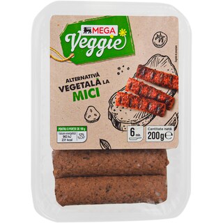 Mega Veggie | Alternativa vegetala la mici 200g