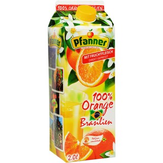 Pfanner | Bautura necarbogazoasa 100% de portocale Brasilien 2l