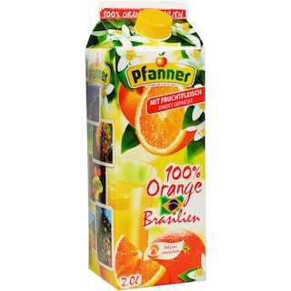 Pfanner | Bautura necarbogazoasa 100% de portocale Brasilien 2l