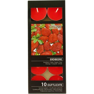 Gala | Lumanare pastila cu aroma de capsuna 10 bucati