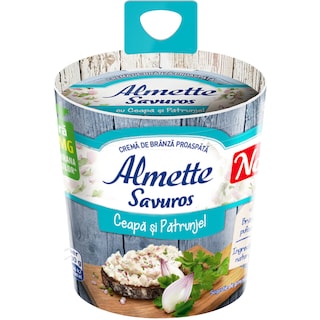 Almette | Savuros | Crema de branza proaspata cu ceapa si patrunjel 125g