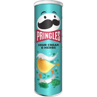 Pringles | Chipsuri din cartofi cu gust de smantana si ierburi 165g